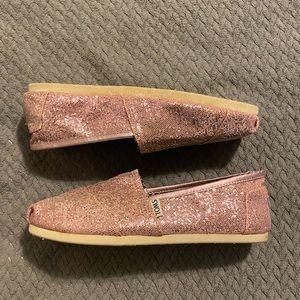 TOMS Womens Pink slip on Shoes Size 7.5.